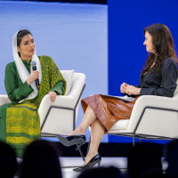 Aseefa Bhutto attends inaugural session of Global Women’s Forum in Dubai