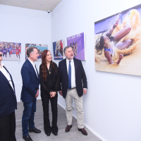 French envoy inaugurates photographs exhibition