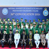 36th convocation ceremony held at Pakistan Navy engineering college - NUST