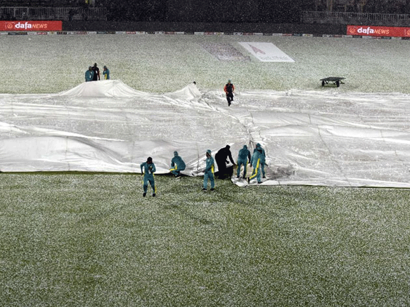 PAK vs NZ T20I: Persistent hailstorm washes out fourth T20I