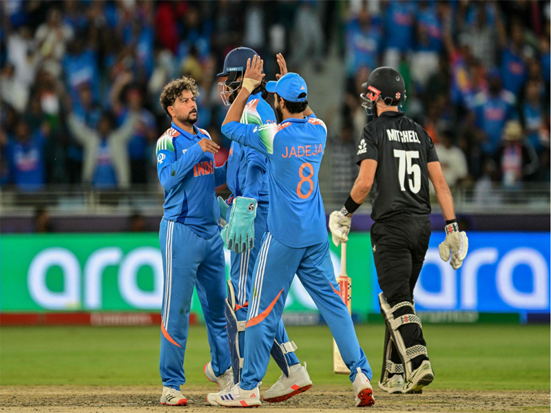 India defeats NZ by 44 runs to remain unbeaten in Champions Trophy