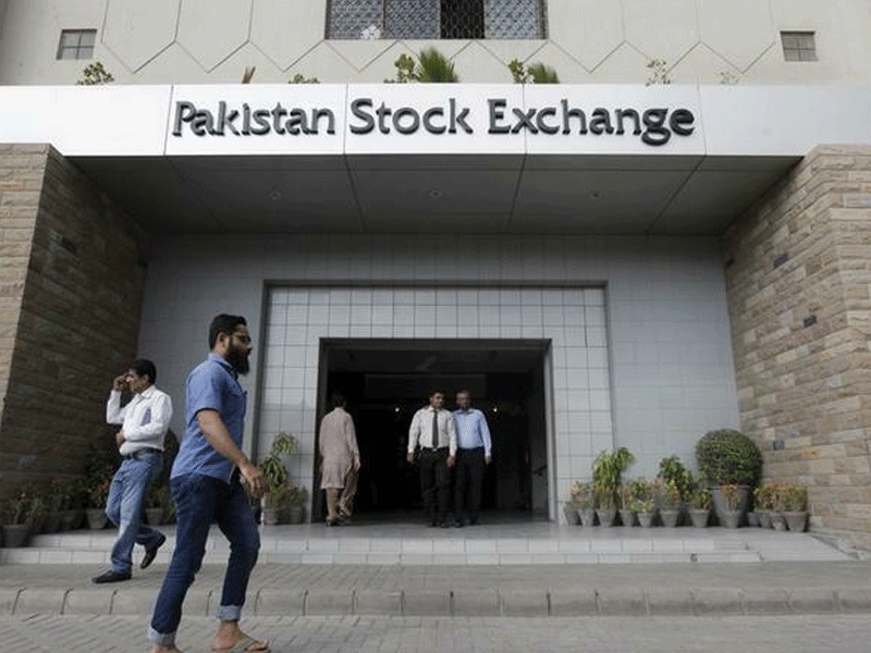 KSE-100 Index ends session on flat note