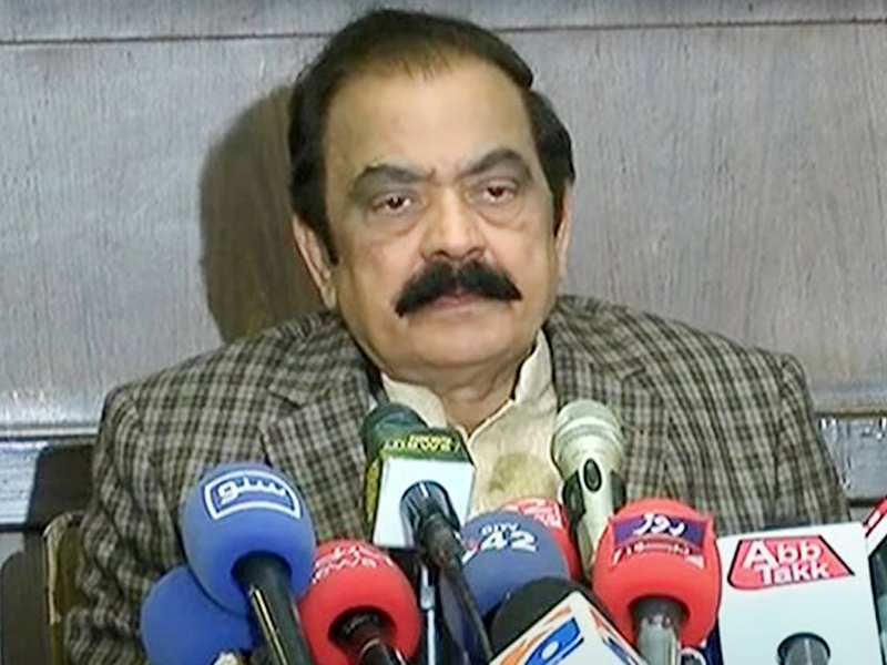 Sanaullah to initiate legal proceedings against PTI leader Mazari