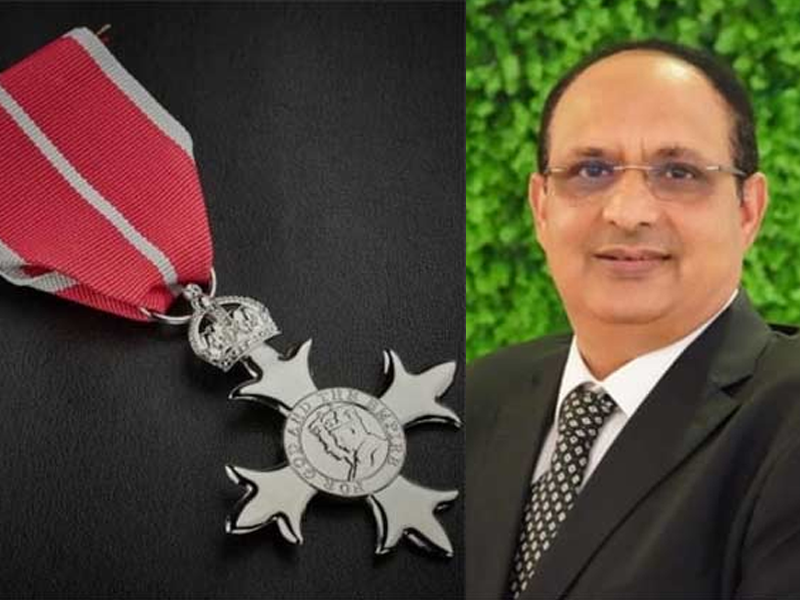 Pakistani bestowed British Empire Medal for serving free meals