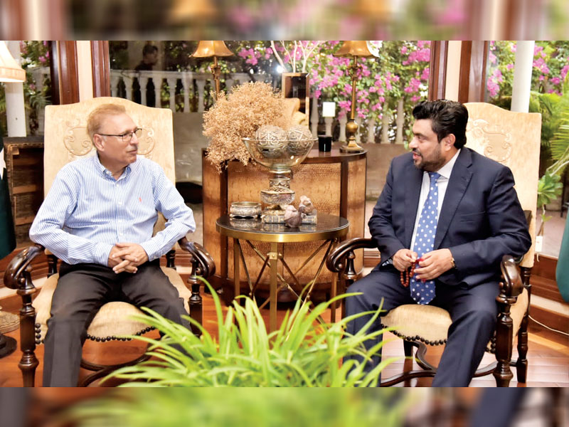 Dr Alvi praises Sindh Gov Tessori’s welfare projects