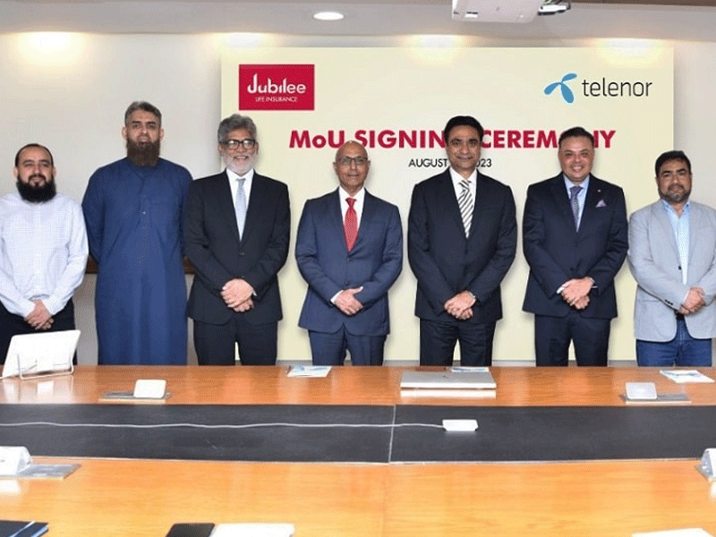 Jubilee Life Insurance, Telenor Pakistan to facilitate insurance access through Telenor’s Apollo app