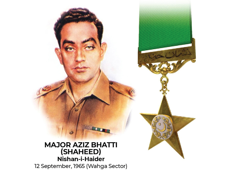 Armed Forces pay rich tribute to Major Aziz Bhatti Shaheed