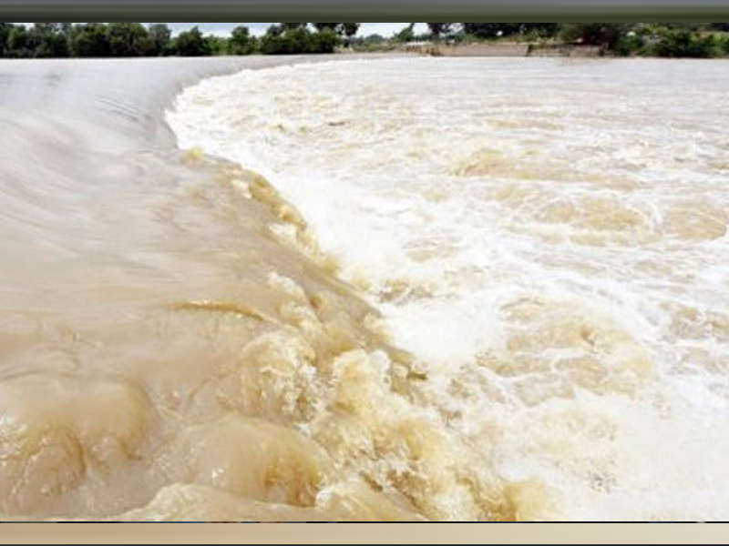 Water level in Sutlej River continuously increasing