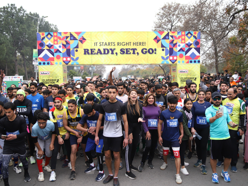 Faizan, Enub bag top spots in Islamabad Marathon