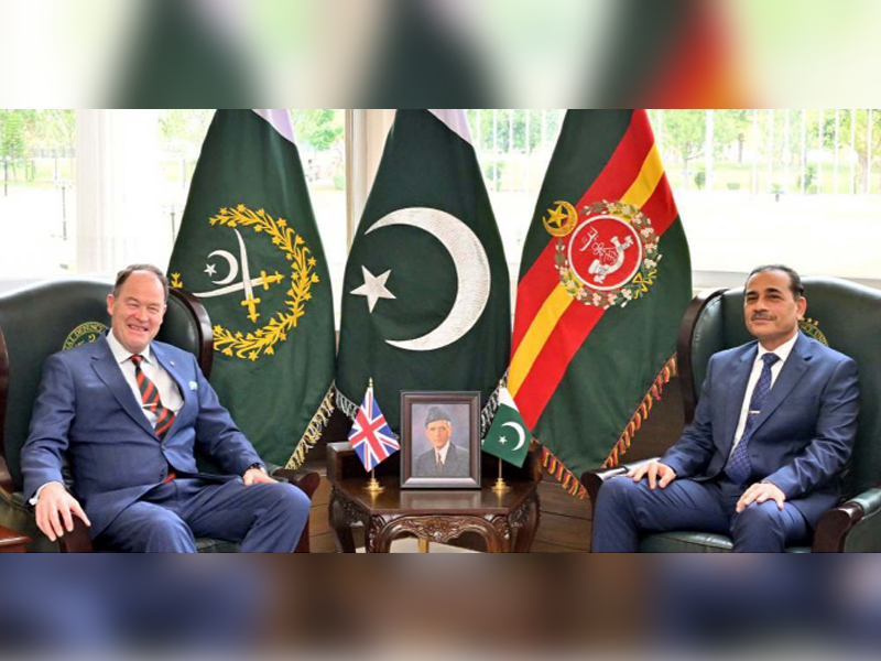 COAS Munir, UK Army Chief discuss military ties