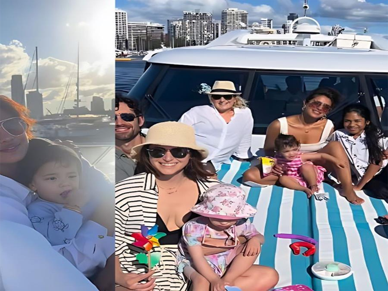 Priyanka takes Malti on yacht ride