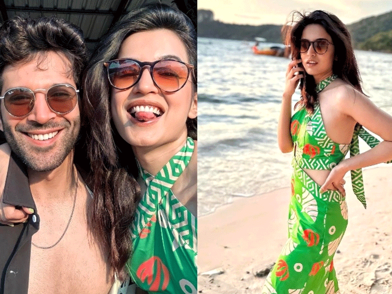 Hira lovely pictures with husband Arsalan from Thailand