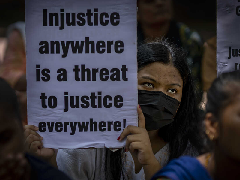 Protests break out in India over release of Muslim woman’s rapists