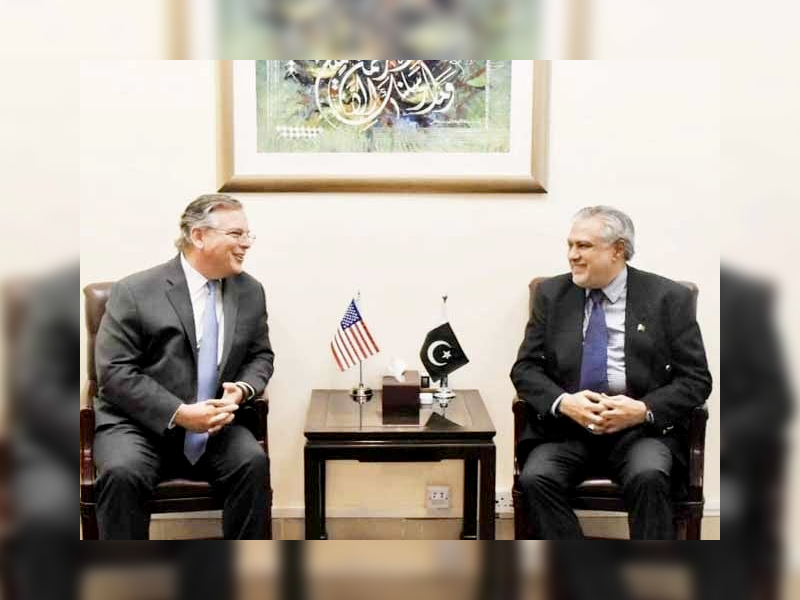 Dar meets US envoy Blome: PML-N scrambles to revive IMF deal