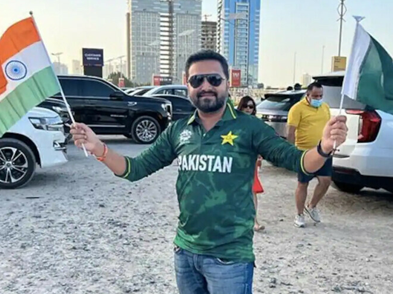 Police lodges complain against Indian man for wearing Pakistan’s jersey