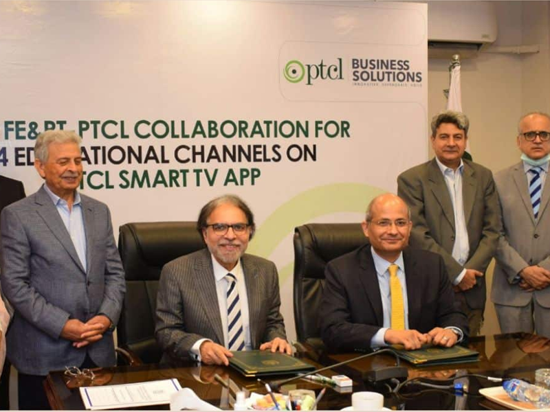 Education Ministry, PTCL ink accord to run 4 educational channels on ‘PTCL Smart TV App’