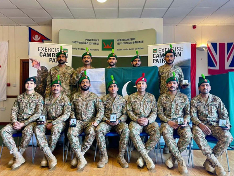 Pakistan Army’s team wins gold in Exercise Cambrian Patrol 2024