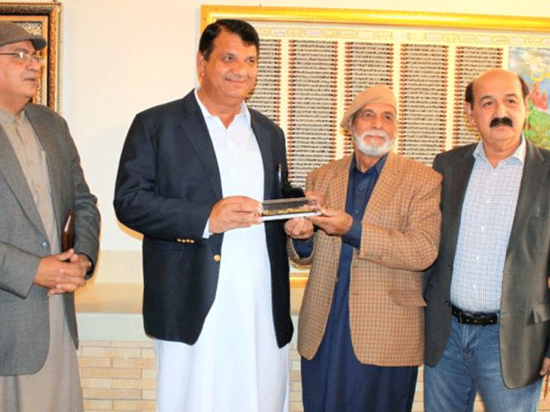 Amir Muqam inaugurates exhibition of Quranic manuscripts