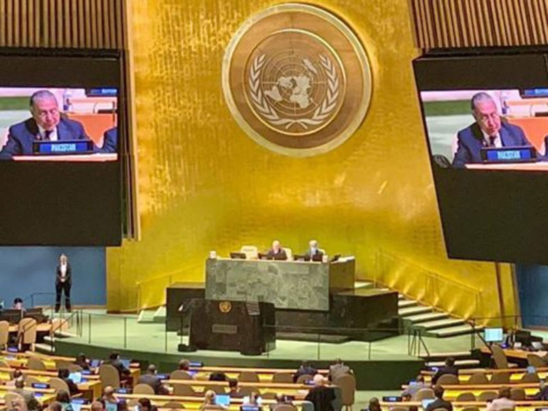 Pakistan abstains as UNGA adopts resolution calling for lasting peace in Ukraine