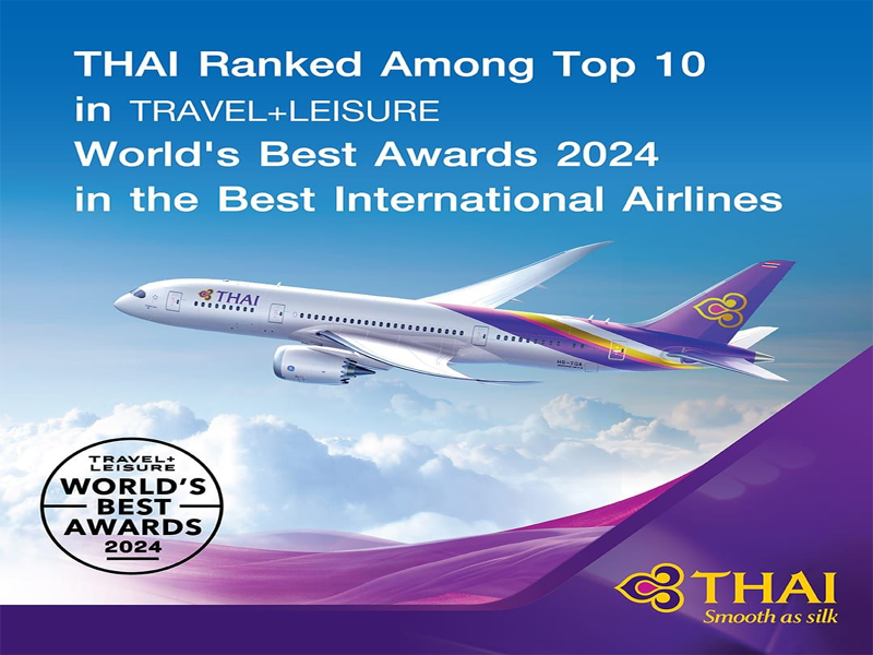 THAI ranked among top 10 world's best international Airlines