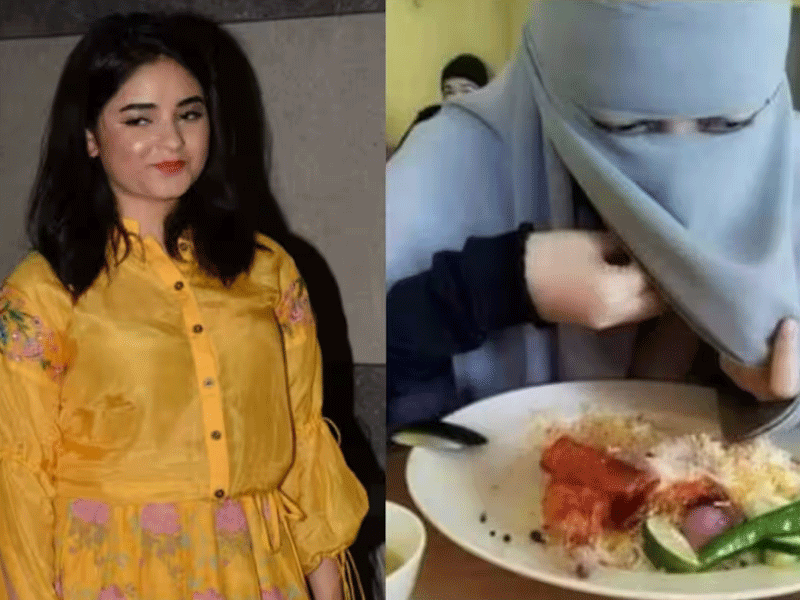 Zaira defends niqab-wearing woman’s choice in twitter reaction