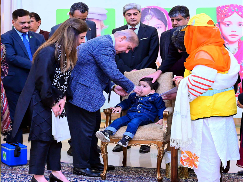 PM Shehbaz launches anti-polio drive for year 2025