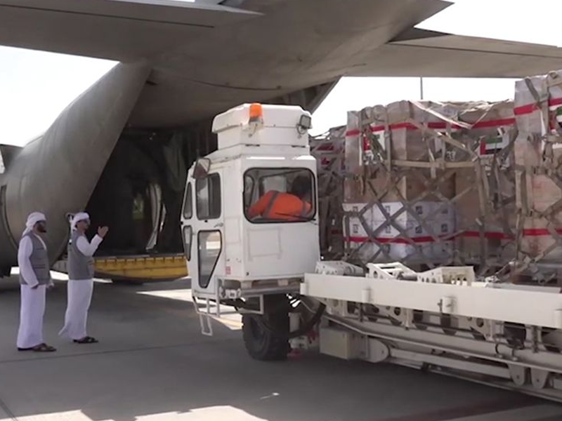 UAE sends more relief aid flights to flood victims