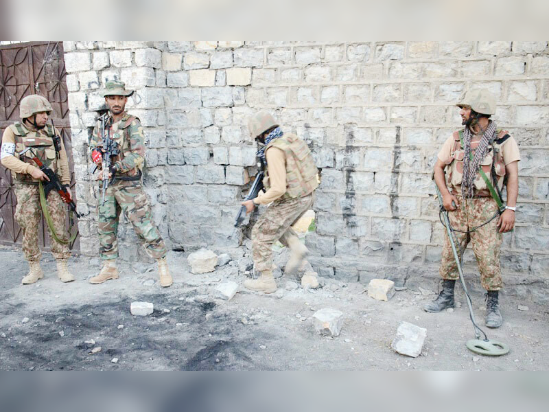 Security Forces gunned down four terrorists in Hoshab IBO: ISPR