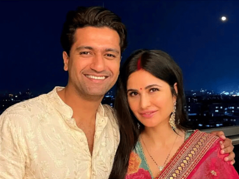 Priyanka greets Katrina her first Karwa Chauth with Vicky Kaushal