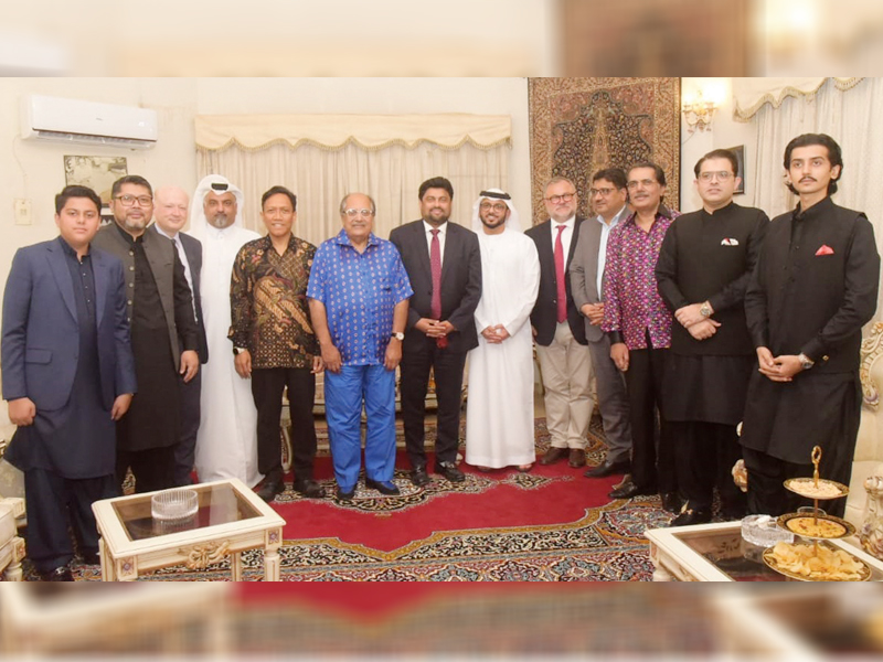 Gov Tessori interacts with Abu Dhabi Ports delegation, attends Jam Qaim’s reception