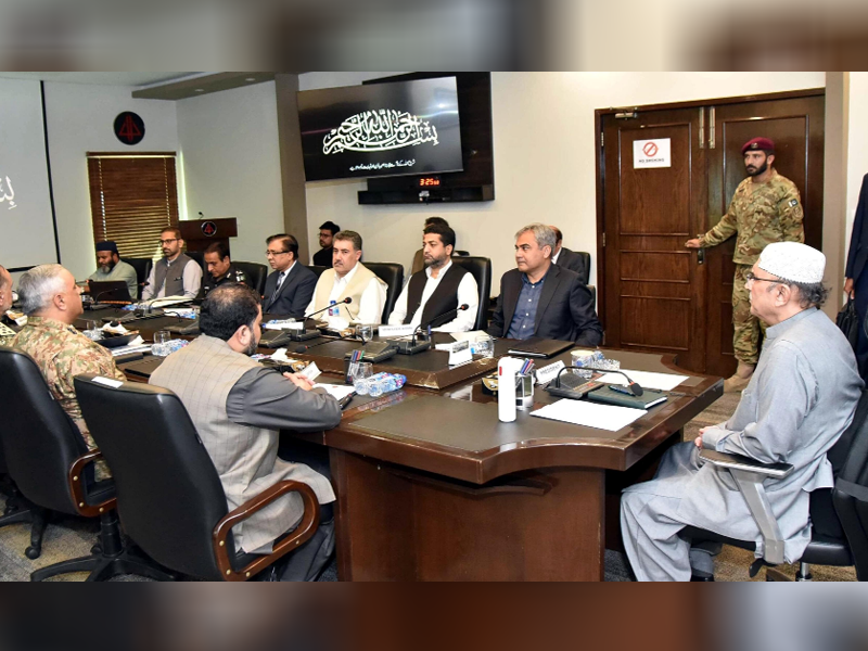 President calls for enhanced security measures for Balochistan