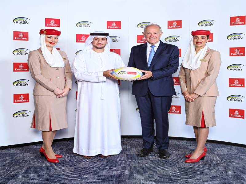 Emirates commits support to Asia Rugby to broaden reach and appeal of sport in 36 countries