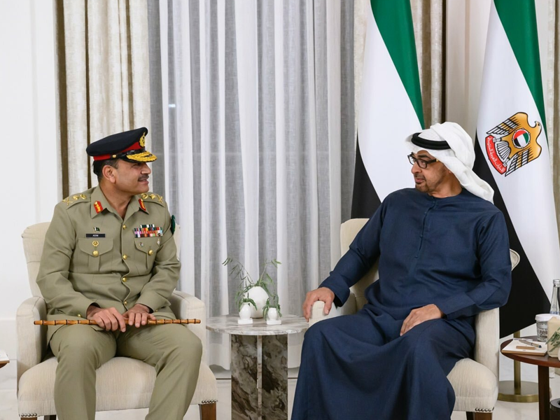 COAS Gen Asim Munir, UAE President discuss defence, military ties