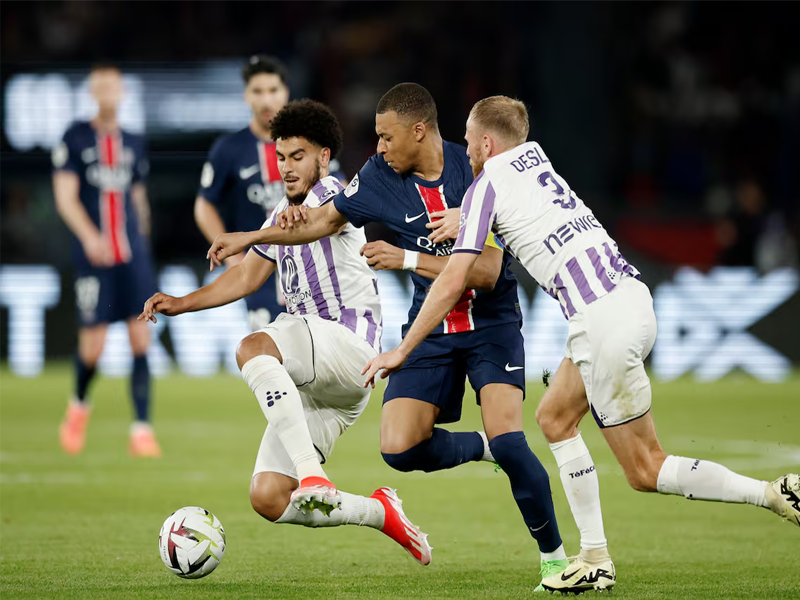 Toulouse spoil PSG title celebrations, Monaco clinch Champions League spot