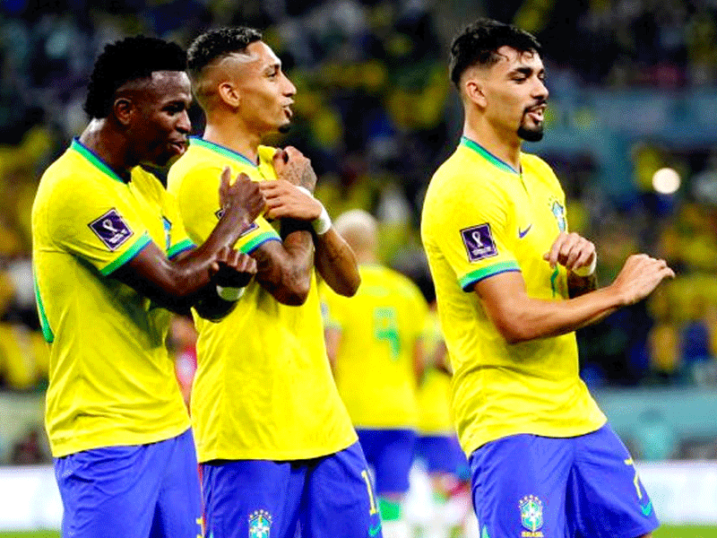 Brazil hammers South Korea to set quarter-final clash with Croatia