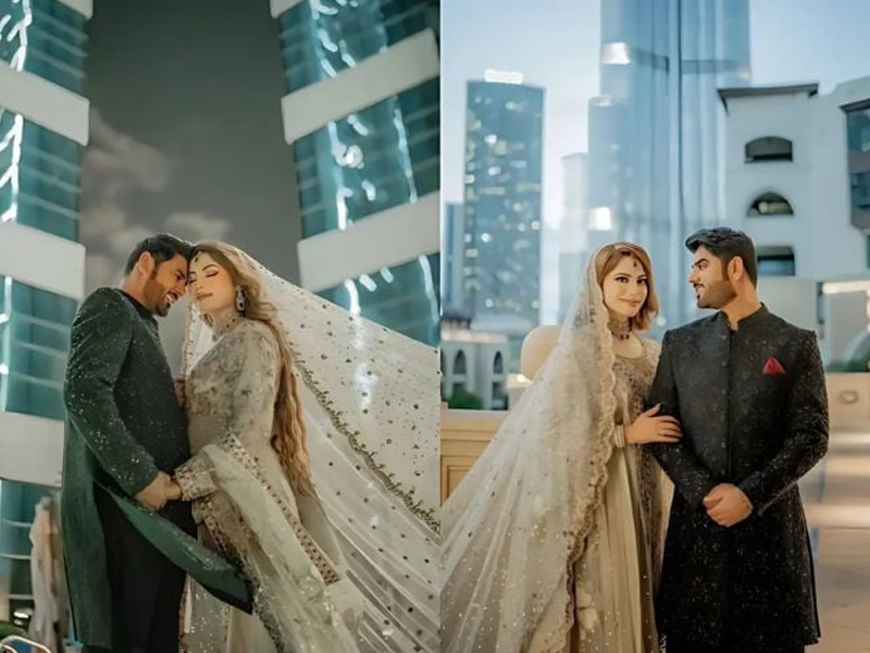 Neelam Muneer stuns in wedding reception photos