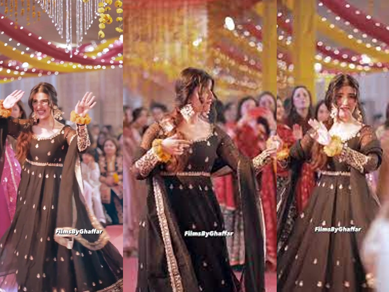 Hareem dances happily at friend’s wedding