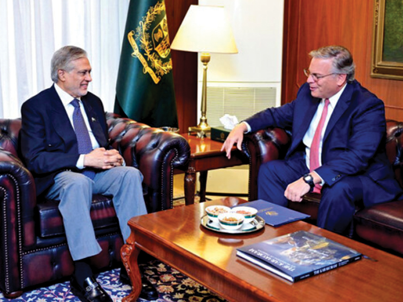 US envoy, Dar discuss Afghan refugee crisis, bilateral ties