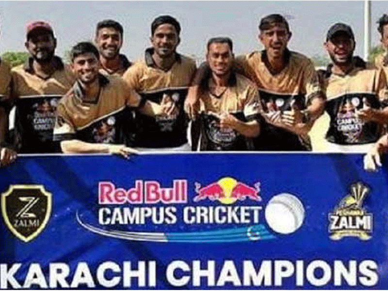 Jinnah Govt College beats Karachi University in Red Bull Cricket Final