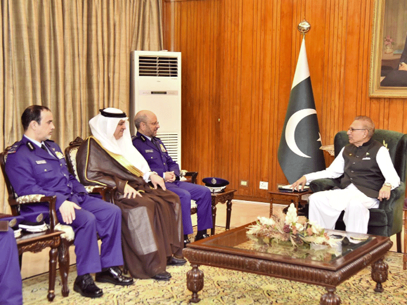 Dr Alvi says for enhanced Pak-Saudi cooperation in economic, defence sectors