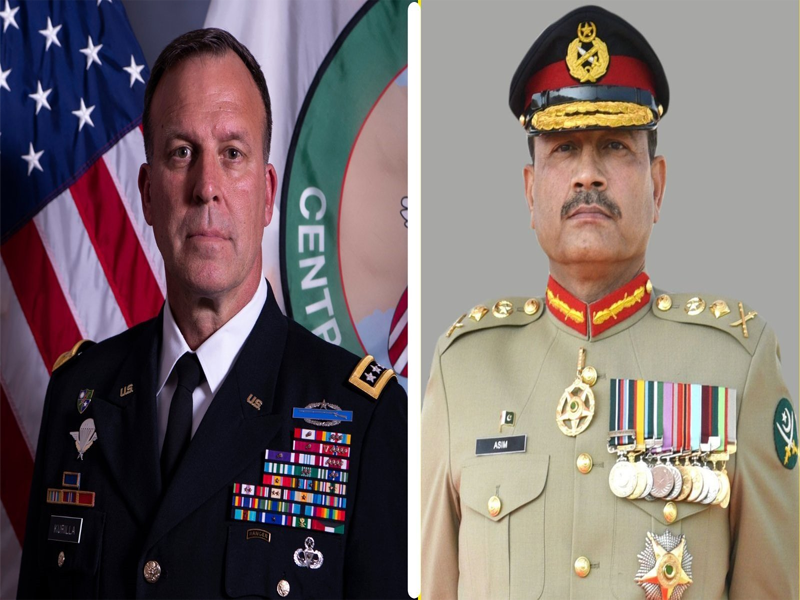 COAS, Centcom chief reiterate desire to enhance bilateral relations