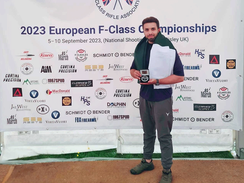 Pakistani shooter Mohsin Nawaz bags silver at Euro event