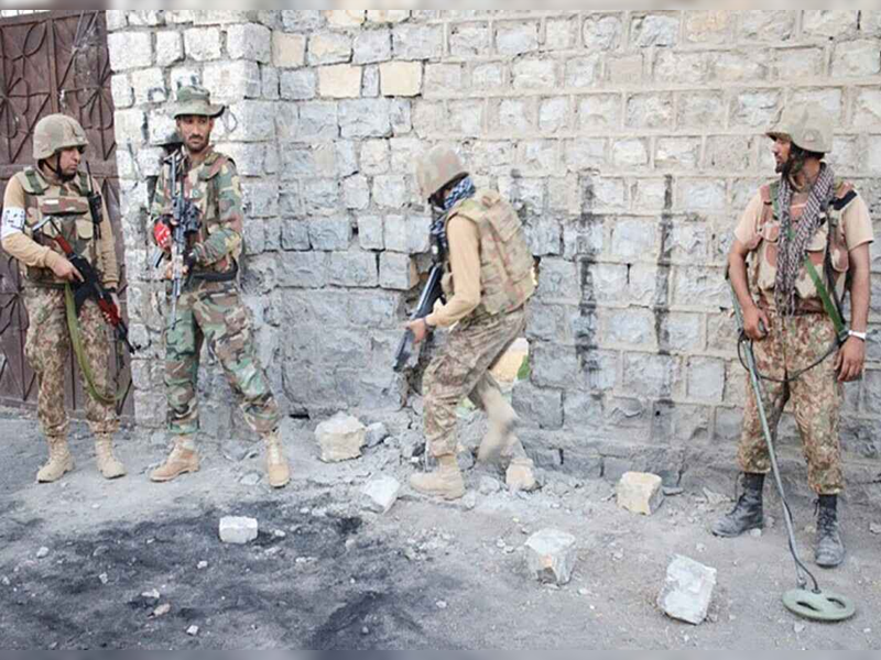 Three terrorists killed, seven nabbed during intelligence-based operations in KP: ISPR