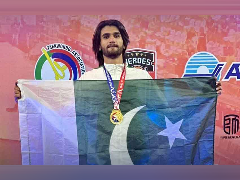 Gold for Pakistan: Amir Khan wins world Taekwondo contest