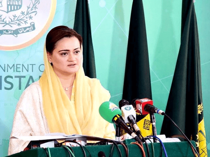 Harming Pakistan’s economic, defense, national interests PTI’s agenda: Marriyum