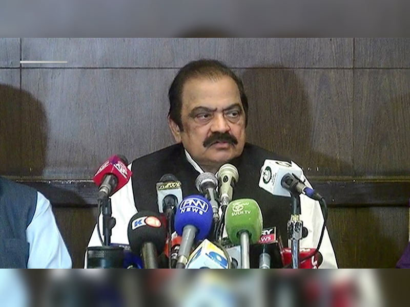 Terrorism in KP consequence of IK’s corruption, Sanaullah lambastes PTI Chief