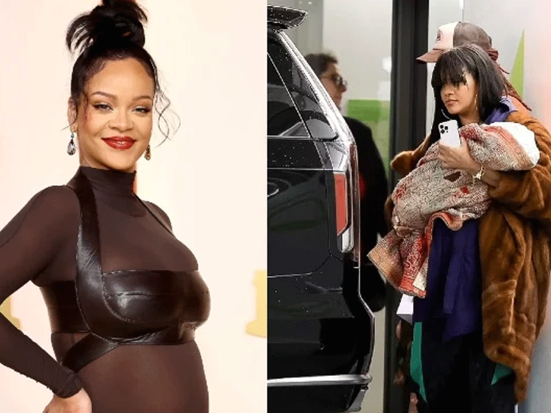 Rihanna surprises onlookers as steps out with her son in L.A