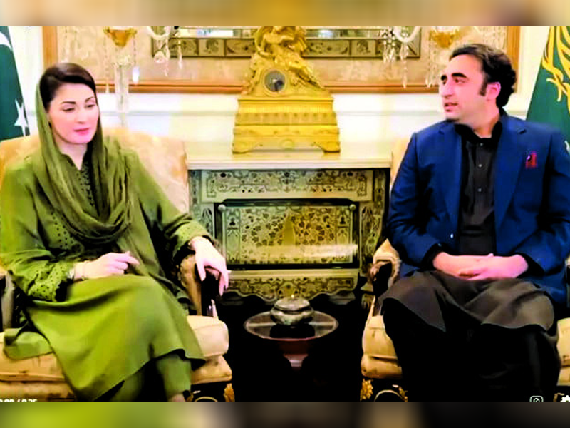 Asif Zardari to follow Constitution in ‘letter, spirit’: Bilawal to Maryam