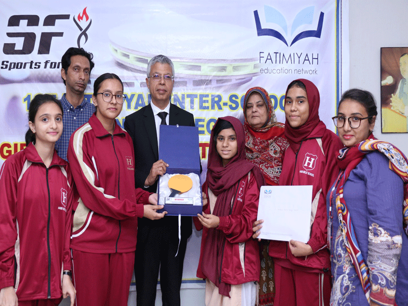 Habib Girls Higher Secondary School wins Inter-Collegiate Table Tennis Event