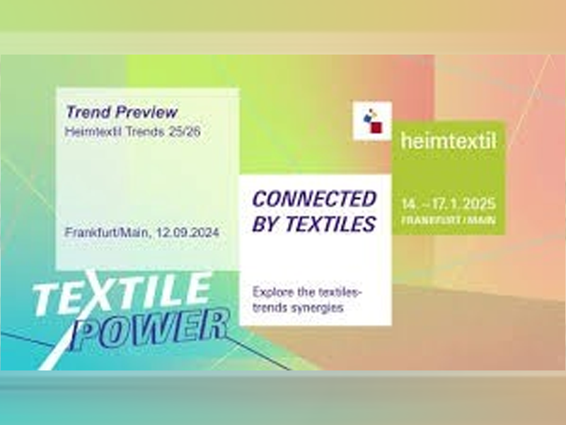 Heimtextil 2025 opening press conference to be held on Jan 14